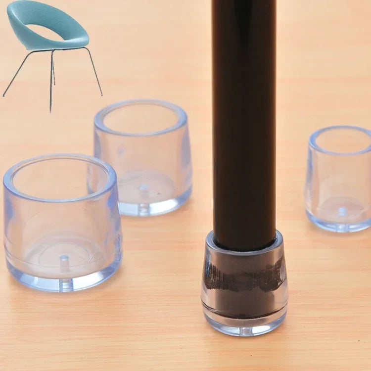 4개입 파이프형 의자 캡, 내경: 21mm, 21mm