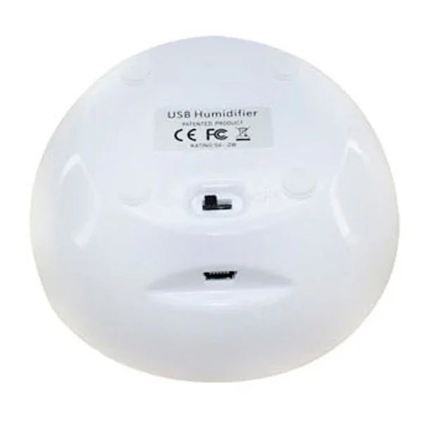 USB 공기 가습기 미니 빨간 표시등 및 증기량 조절 스위치 포함 (흰색 + 녹색), USB 공기 가습기