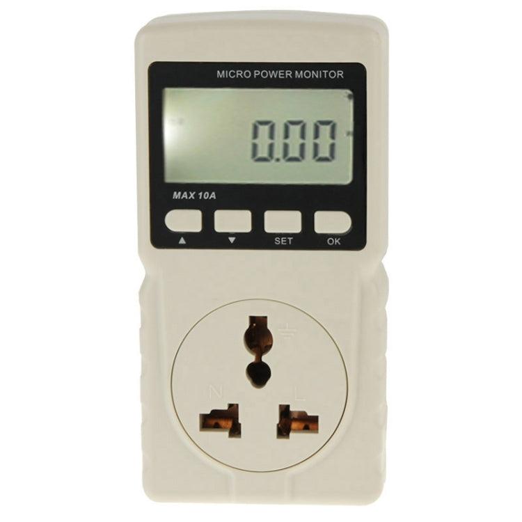 BENETECH GM86 LCD 디스플레이 최대 10A 마이크로 전력 모니터 에너지 미터, EU 플러그