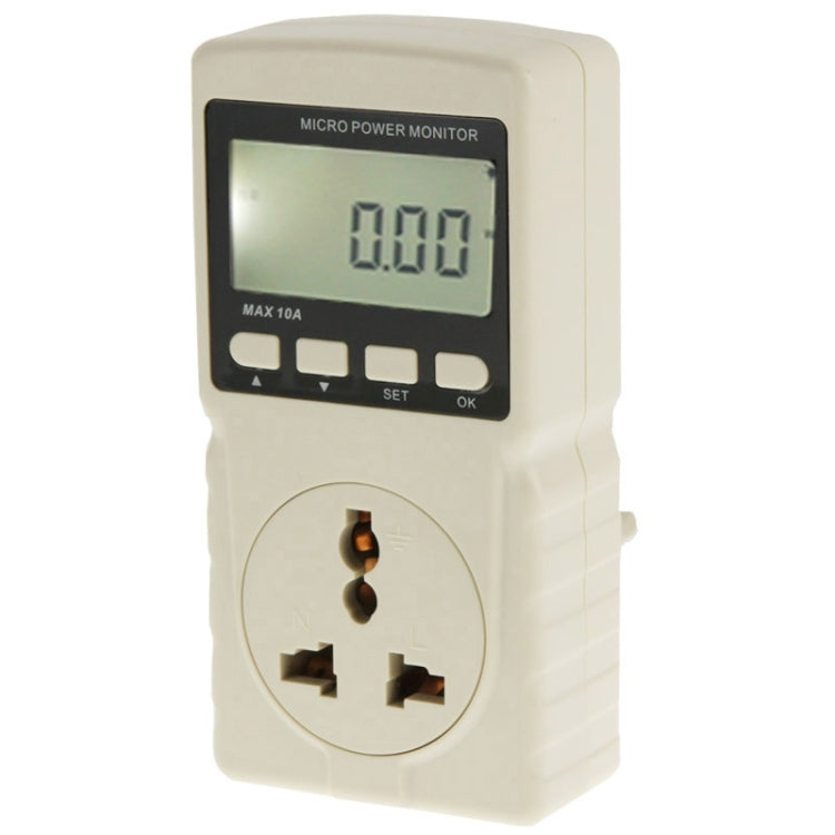 BENETECH GM86 LCD 디스플레이 최대 10A 마이크로 전력 모니터 에너지 미터, EU 플러그