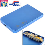 2.5인치 SATA HDD 외장 케이스, 크기: 126mm x 75mm x 13mm, SATA (블랙), SATA (실버), SATA (블루), SATA (레드)