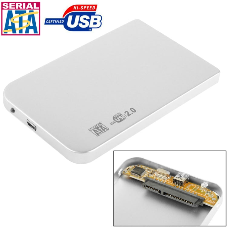 2.5인치 SATA HDD 외장 케이스, 크기: 126mm x 75mm x 13mm, SATA (블랙), SATA (실버), SATA (블루), SATA (레드)