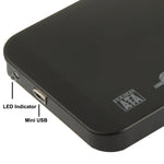 2.5인치 SATA HDD 외장 케이스, 크기: 126mm x 75mm x 13mm, SATA (블랙), SATA (실버), SATA (블루), SATA (레드)