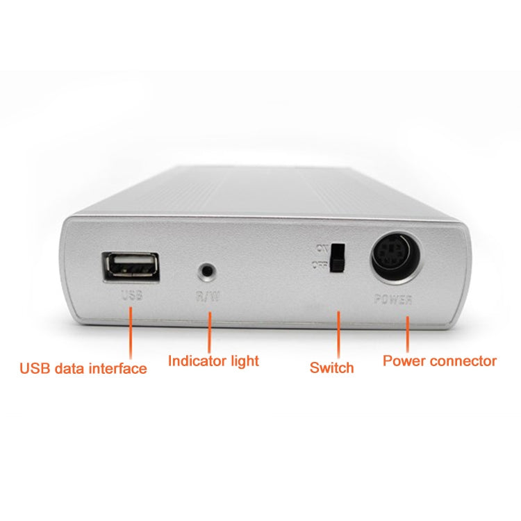 3.5인치 HDD SATA 외장 케이스, USB 2.0 지원, 2.0A 전원 SATA, 1.5A 전원 SATA