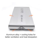 3.5인치 HDD SATA 외장 케이스, USB 2.0 지원, 2.0A 전원 SATA, 1.5A 전원 SATA