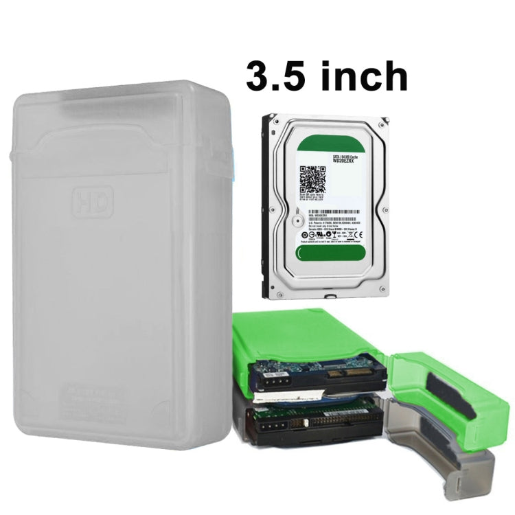 3.5인치 하드 드라이브 디스크 HDD SATA IDE 플라스틱 저장 박스 인클로저 케이스