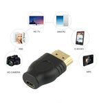금도금 HDMI 19 핀 수컷 to 마이크로 HDMI 암컷 어댑터, HDMI 수컷 to 마이크로 HDMI 암컷