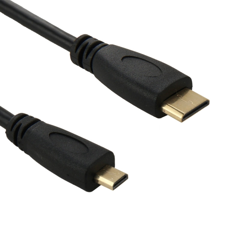 1m 미니 HDMI 수컷 to 마이크로 HDMI 수컷 어댑터 케이블, 미니 HDMI 수컷, 길이: 1m