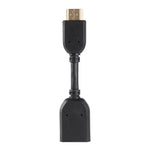 10cm HDMI 19핀 수컷 to HDMI 19핀 암컷 (AM-AF) 커넥터 어댑터 케이블, HDMI AM to AF