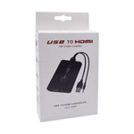 USB 2.0 to HDMI HD 비디오 리더 HDTV용, 풀 HD 1080P 지원, USB 2.0