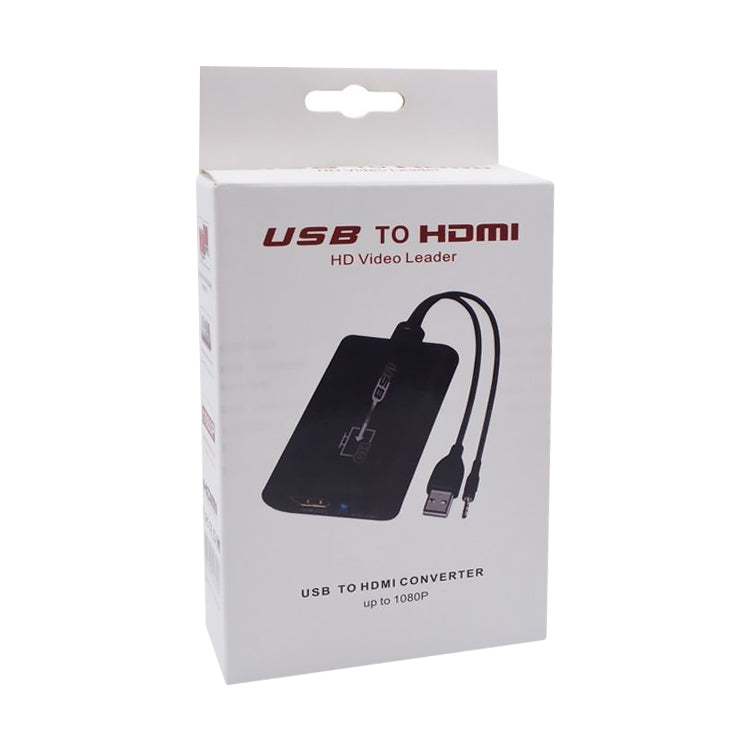 USB 2.0 to HDMI HD 비디오 리더 HDTV용, 풀 HD 1080P 지원, USB 2.0