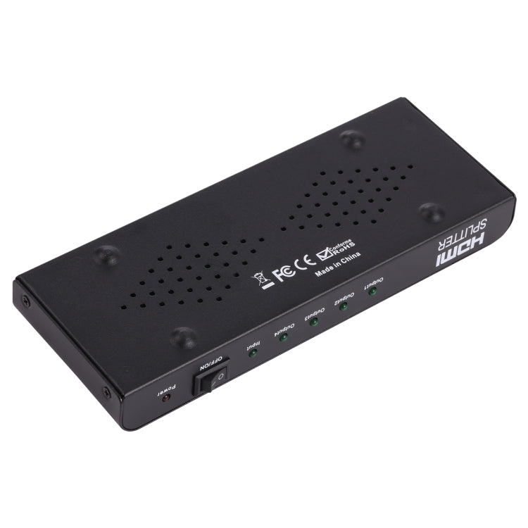 1080P 1x4 HDMI 분배기, 1.4 버전, EU 플러그, 1x4 HDMI V1.3