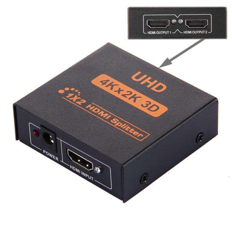 FY1409E 미니 V1.3 UHD 4K x 2K 3D 1 x 2 HDMI 분배기, HDMI V1.3