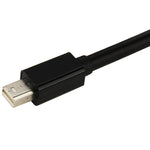 미니 디스플레이포트 수- HDMI + VGA + DVI 암 어댑터 변환 케이블 Mac Book Pro Air용, 케이블 길이: 17cm, 미니 DP to HDMI+VGA+DVI (블랙), 미니 DP to HDMI+VGA+DVI (화이트)