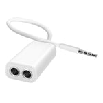Aux 오디오 케이블 3.5mm to 2 x 여성 스플리터 어댑터, 휴대폰, 태블릿, 헤드폰, MP3 플레이어, 자동차/가정용 스테레오 등 호환