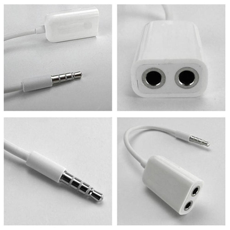 Aux 오디오 케이블 3.5mm to 2 x 여성 스플리터 어댑터, 휴대폰, 태블릿, 헤드폰, MP3 플레이어, 자동차/가정용 스테레오 등 호환