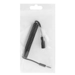 스프링 코일 3.5mm 남성 to 여성 Aux 케이블, 휴대폰, 태블릿, 헤드폰, MP3 플레이어, 자동차/가정용 스테레오 등 호환, 길이: 20cm에서 80cm까지