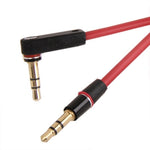 1.2m Aux 오디오 케이블 3.5mm 엘보우 수-직선 수, 휴대폰, 태블릿, 헤드폰, MP3 플레이어, 자동차/가정용 스테레오 등과 호환