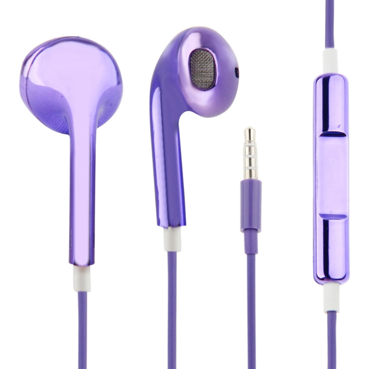 3.5mm 스테레오 전기 도금 와이어 컨트롤 이어폰, 안드로이드 폰 / PC / MP3 플레이어 / 노트북용