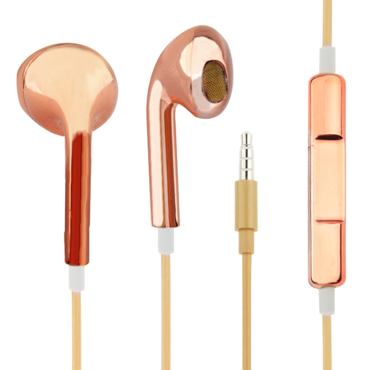 3.5mm 스테레오 전기 도금 와이어 컨트롤 이어폰, 안드로이드 폰 / PC / MP3 플레이어 / 노트북용