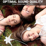 6포트 오디오 분배기 헤드폰 커넥터, 휴대폰, 태블릿, 헤드폰, MP3 플레이어, 자동차/가정용 스테레오 등과 호환