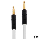 누들 스타일 3.5mm 잭 이어폰 케이블, iPhone 5 / iPhone 4 & 4S / 3GS / 3G / iPad 4 / iPad mini / mini 2 Retina / New iPad / iPad 2 / iTouch / MP3용, 길이: 1m