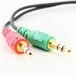 17cm 3.5mm 잭 마이크로폰 + 이어폰 케이블, 휴대폰, 태블릿, 헤드폰, MP3 플레이어, 자동차/가정용 스테레오 등과 호환