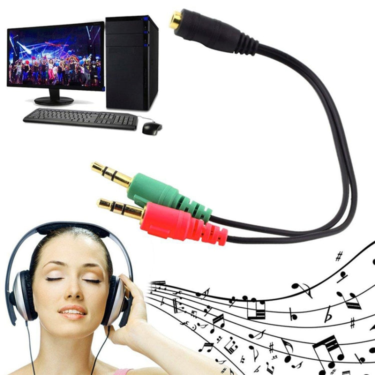 17cm 3.5mm 잭 마이크로폰 + 이어폰 케이블, 휴대폰, 태블릿, 헤드폰, MP3 플레이어, 자동차/가정용 스테레오 등과 호환