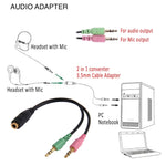 17cm 3.5mm 잭 마이크로폰 + 이어폰 케이블, 휴대폰, 태블릿, 헤드폰, MP3 플레이어, 자동차/가정용 스테레오 등과 호환