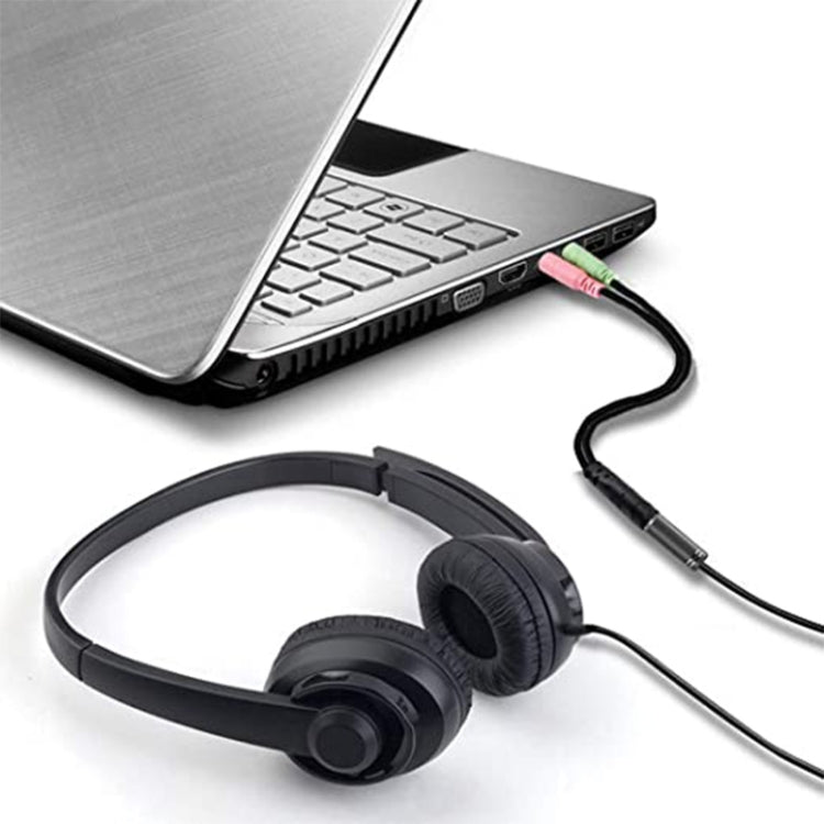 17cm 3.5mm 잭 마이크로폰 + 이어폰 케이블, 휴대폰, 태블릿, 헤드폰, MP3 플레이어, 자동차/가정용 스테레오 등과 호환