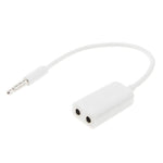 스테레오 오디오 AUX 케이블 3.5mm 수-2 여성 분배기 어댑터, 휴대폰, 태블릿, 헤드폰, MP3 플레이어, 차량/가정용 스테레오 등 호환