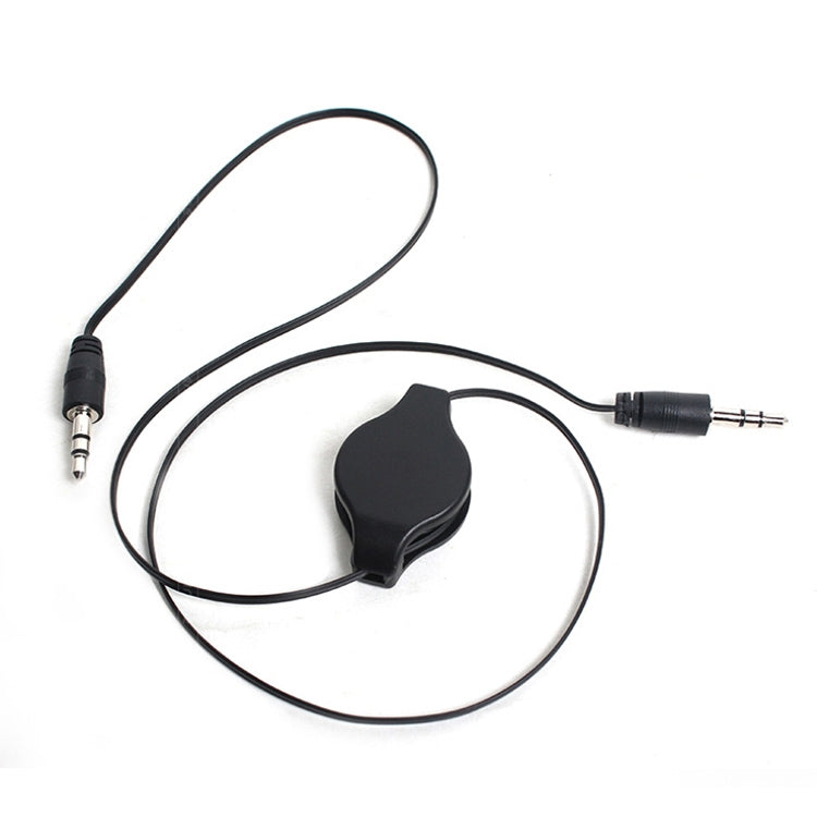 3.5mm 수납형 Aux 오디오 케이블, 휴대폰, 태블릿, 헤드폰, MP3 플레이어, 자동차/가정용 스테레오 등과 호환, 길이: 11cm ~ 80cm