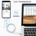 iPhone, iPad용 2m USB 동기화 데이터 및 충전 케이블
