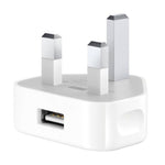 5V / 1A (UK 플러그) USB 충전기 어댑터 아이폰, 갤럭시, 화웨이, 샤오미, LG, HTC 및 기타 스마트폰, 충전식 기기용