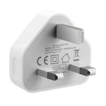 5V / 1A (UK 플러그) USB 충전기 어댑터 아이폰, 갤럭시, 화웨이, 샤오미, LG, HTC 및 기타 스마트폰, 충전식 기기용