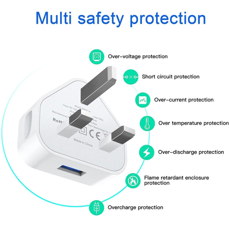 5V / 1A (UK 플러그) USB 충전기 어댑터 아이폰, 갤럭시, 화웨이, 샤오미, LG, HTC 및 기타 스마트폰, 충전식 기기용