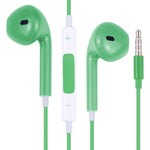 EarPods 유선 헤드폰 이어버드, 유선 컨트롤 및 마이크 포함, 화이트, 로즈 골드, 레드, 블루, 블랙, 그린, 오렌지, 마젠타