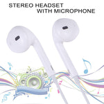 EarPods 유선 헤드폰 이어버드, 유선 컨트롤 및 마이크 포함, 화이트, 로즈 골드, 레드, 블루, 블랙, 그린, 오렌지, 마젠타