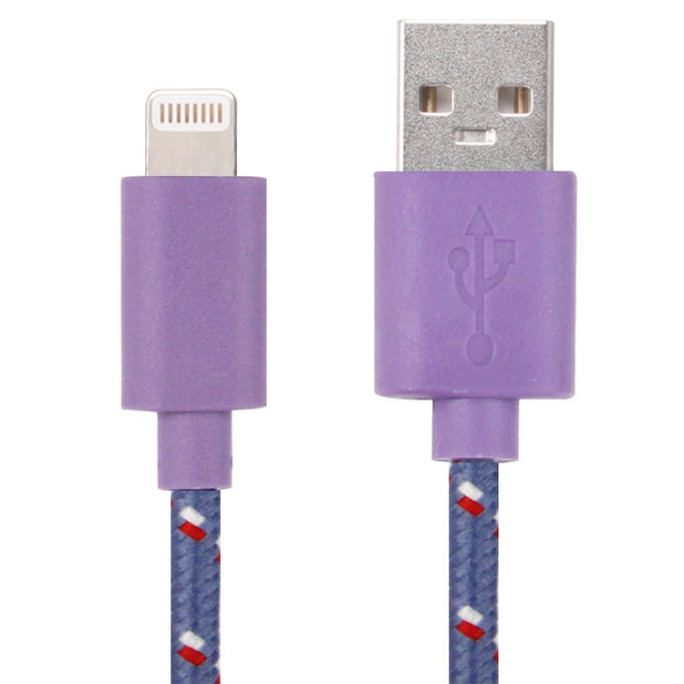 아이폰, 아이패드용 3m 나일론 망 스타일 USB 데이터 전송 충전 케이블