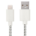 아이폰, 아이패드용 3m 나일론 망 스타일 USB 데이터 전송 충전 케이블