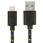 아이폰, 아이패드용 2m 나일론 망 USB 데이터 전송 충전 케이블