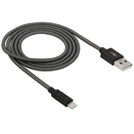 네트 스타일 금속 헤드 8핀 to USB 데이터 / 충전 케이블, 케이블 길이: 1m