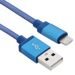 네트 스타일 금속 헤드 8핀 to USB 데이터 / 충전 케이블, 케이블 길이: 1m