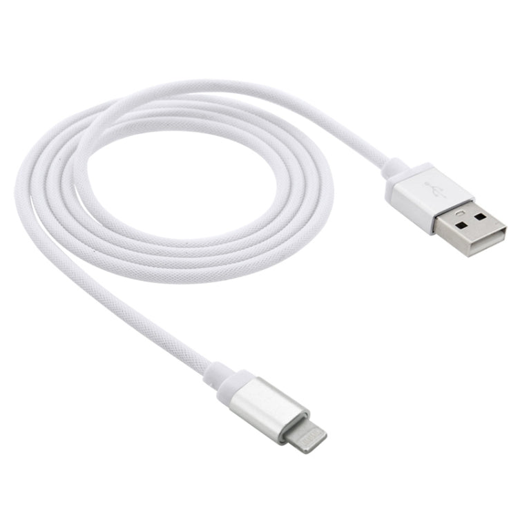 네트 스타일 금속 헤드 8핀 to USB 데이터 / 충전 케이블, 케이블 길이: 1m
