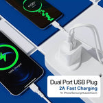 2포트 5V 2A USB 충전기 어댑터