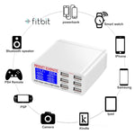 WLX-899 30W USB 충전기 5V 6A 출력 3.5A 최대 고속 6포트 USB 충전기 디지털 디스플레이 및 1.5m 케이블 포함, WLX-899
