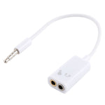 3.5mm AUX 오디오 분배기 케이블, 휴대폰, 태블릿, 헤드폰, MP3 플레이어, 자동차/가정용 스테레오 등 호환