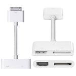 디지털 AV HDMI 어댑터 HDTV용 신형 iPad (iPad 3) / iPad 2 / iPad / iPhone 4 & 4S / iPod Touch 4용
