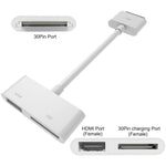 디지털 AV HDMI 어댑터 HDTV용 신형 iPad (iPad 3) / iPad 2 / iPad / iPhone 4 & 4S / iPod Touch 4용