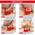 3 in 1 Multi-functional Fruit Peeling Slicing Stoning Peeler Machine, 3 in 1 Fruit  Peeler